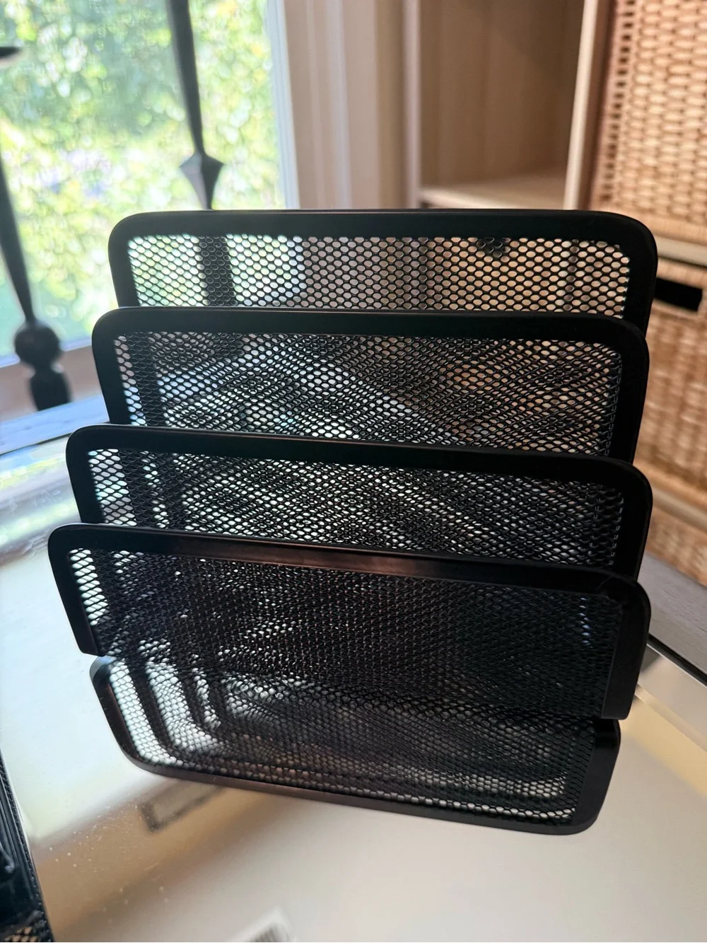 Source Unknown Black Mesh Desk Organizer Collection
